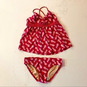 Girls size 8 Penny Candy tankini 2 piece swimsuit